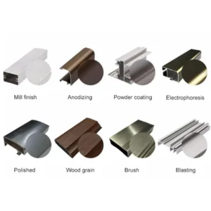 Aluminium Door Window Profile With Multiple Surface Treatments - Aluminium Extrusion Profiles - shu.kaiweisheng.com