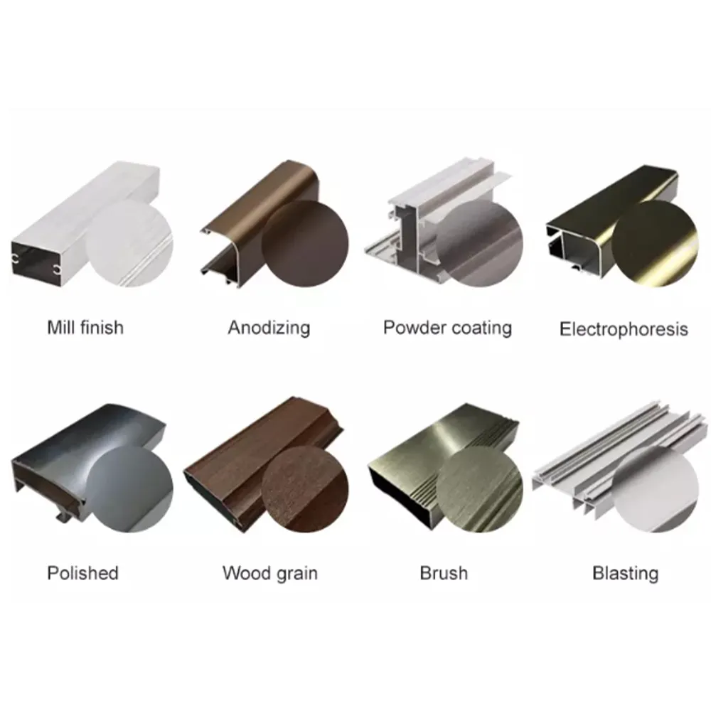 Aluminium Door Window Profile With Multiple Surface Treatments - Aluminium Extrusion Profiles - shu.kaiweisheng.com