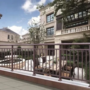 Villa Outdoor Aluminium Baluster Handrail - Aluminium Extrusion Handrail Profiles - shu.kaiweisheng.com
