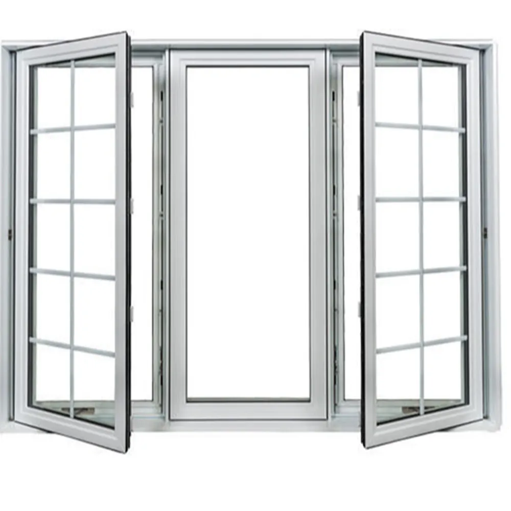 Thermal Break Grille Design French Casement Aluminium Window - Aluminium Extrusion Windows & Doors - shu.kaiweisheng.com