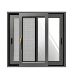 Thermal Break Sliding Aluminium Window With Mosquito Net - Aluminium Extrusion Windows & Doors - shu.kaiweisheng.com