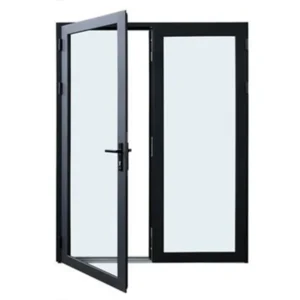 Thin Frame Thermal Break Single Swing Aluminium Door - Aluminium Extrusion Windows & Doors - shu.kaiweisheng.com
