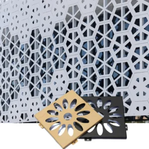 Hexagonal Hollow Carved Aluminium Facade Panel - Aluminium Extrusion Solid Panels - shu.kaiweisheng.com