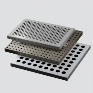 Multi-Hole Custom Perforated Aluminium Panel Sample Set - Aluminium Extrusion Solid Panels - shu.kaiweisheng.com