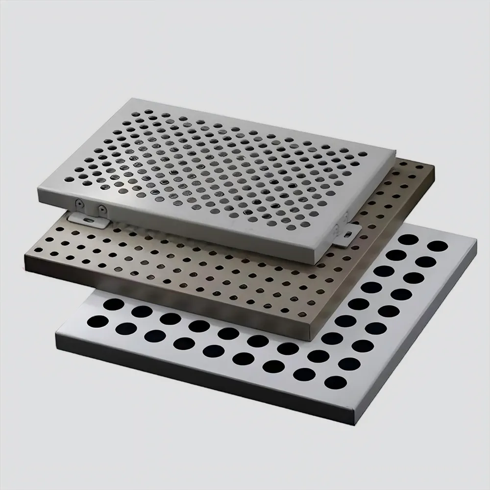 Multi-Hole Custom Perforated Aluminium Panel Sample Set - Aluminium Extrusion Solid Panels - shu.kaiweisheng.com