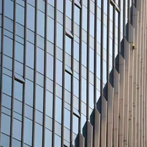 Vertical Grid Aluminium Semi-Hidden Curtain Wall Extrusion Section - Aluminium Extrusion Curtain Wall & Facade - shu.k...