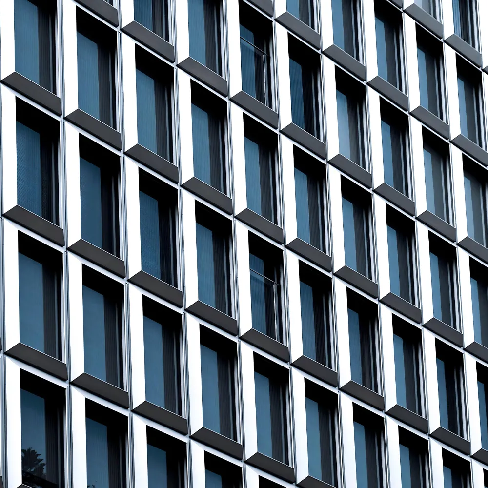 Square Grid Aluminium Unitized Curtain Wall Extrusion Section - Aluminium Extrusion Curtain Wall & Facade - shu.kaiwei...