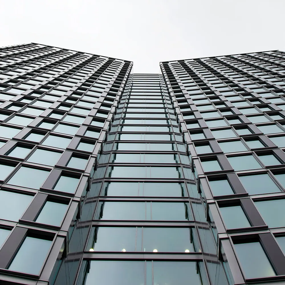 High Rise Vertical Aluminium Unitized Curtain Wall Profile - Aluminium Extrusion Curtain Wall & Facade - shu.kaiweishe...