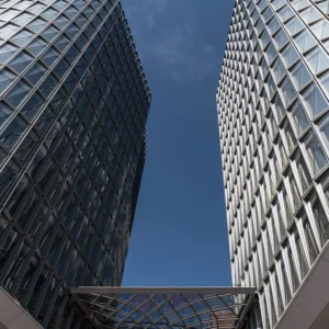 Dual Tower Matching Aluminium Unitized Curtain Wall Section - Aluminium Extrusion Curtain Wall & Facade - shu.kaiweish...