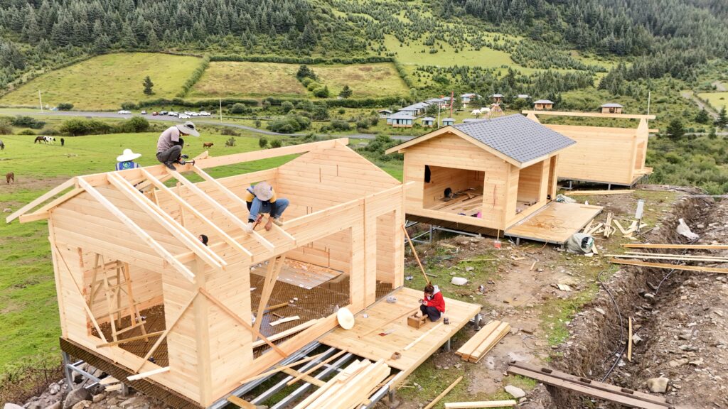 Wood House On-site Installation - Wood House On-site Installation - shu.kaiweisheng.com